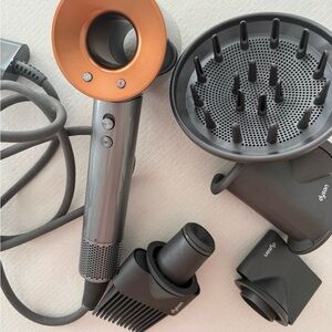 NEW Dyson Supersonic Hair Dryer in Gray and Orange